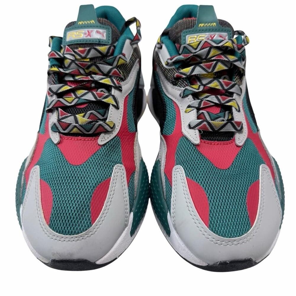 Puma RS-X3 Mix Afrobeat Multicolor Teal Green Black Men’s 8.5